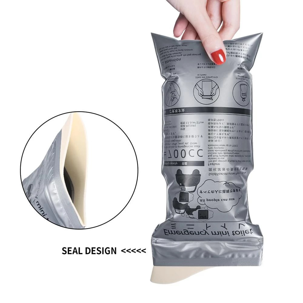 Túi đựng nước tiểu, túi nôn ói chứa 700ml di động vệ sinh nhỏ gọn khẩn cấp dùng trên xe ô tô