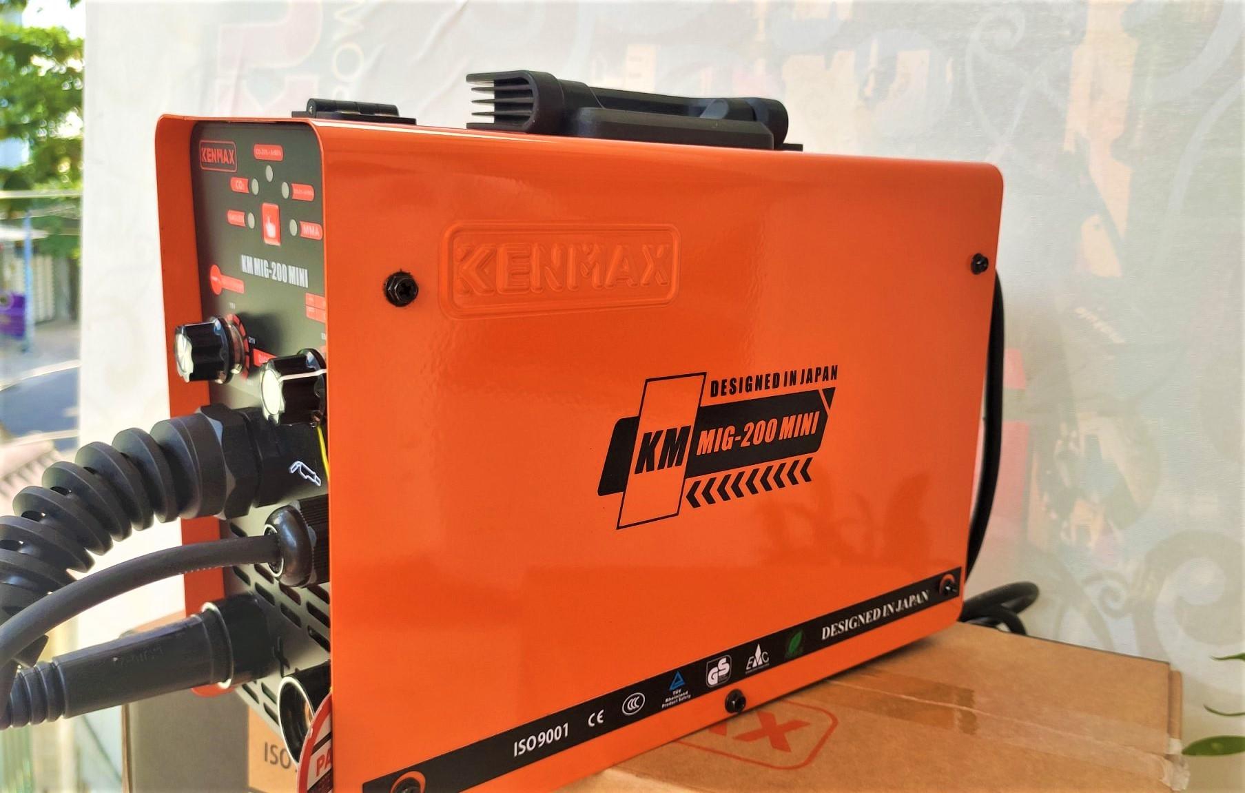 [HCM]Máy Hàn Mig Mini cuộn dây 0.5-1 kí KM MIG 200 KENMAX TẶNG KÈM 2 CUỘN DÂY