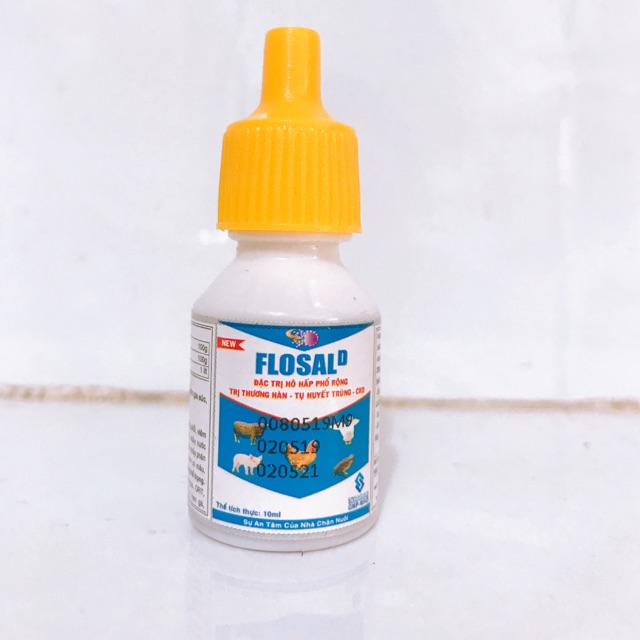Combo 5 lọ flosal D dùng cho gà khò khè xỗ mũi