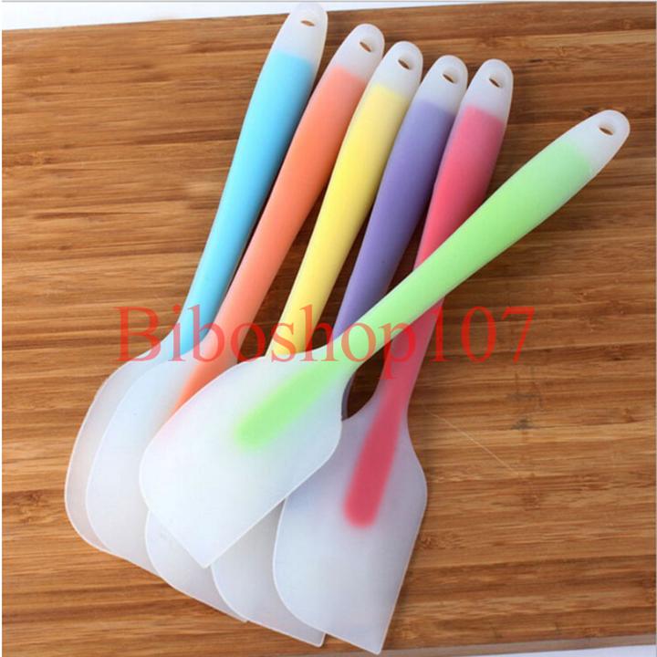 Cây vét bột silicon lưỡi trong 21cm