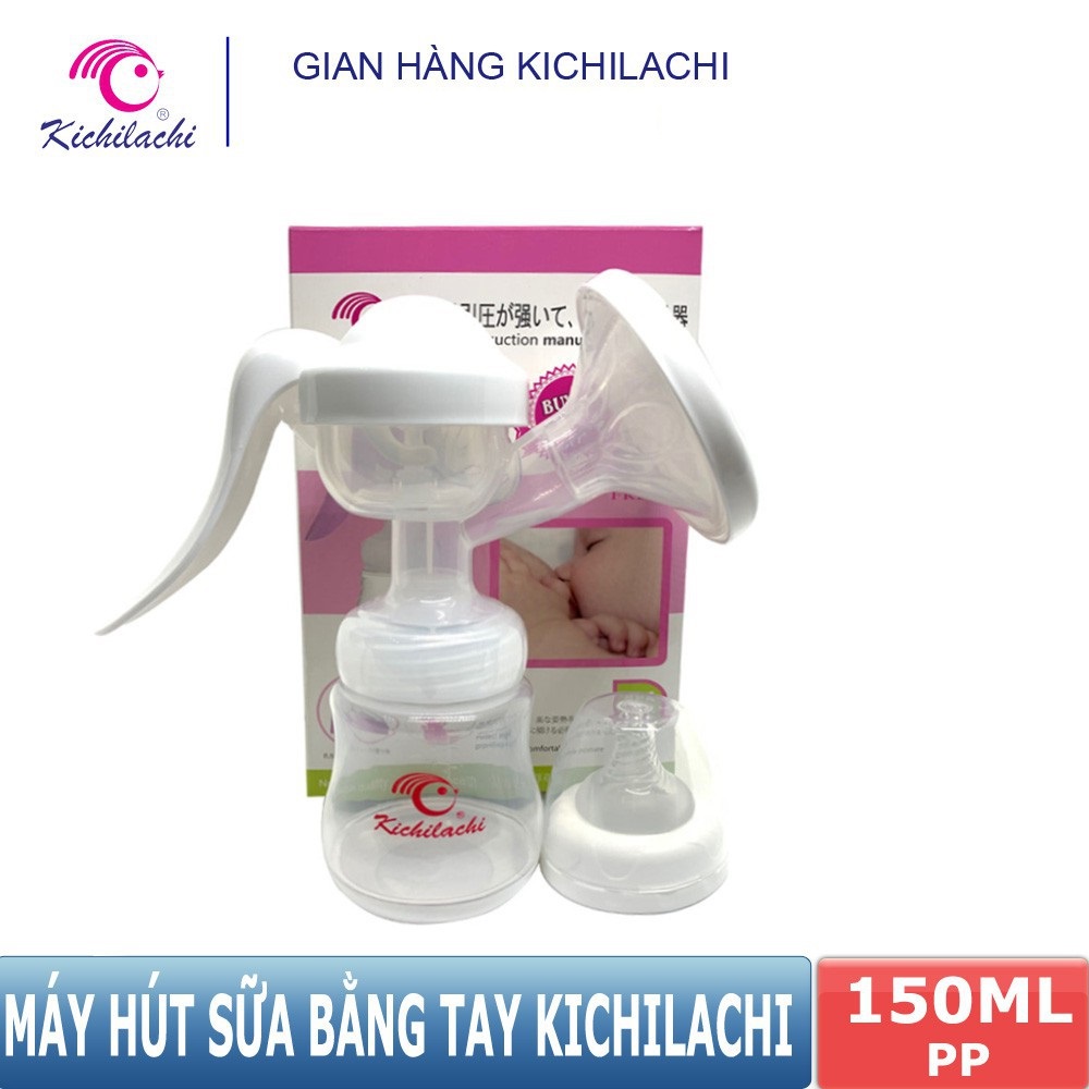 Máy Hút Sữa Bằng Tay Kichilachi Kichi không BPA an toàn cho Bé
