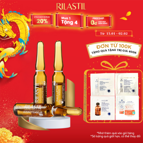 Tinh Chất Nâng Cơ Chống Nhăn Căng Da Mặt Rilastil Hydrotenseur LF Lifting Ampoules