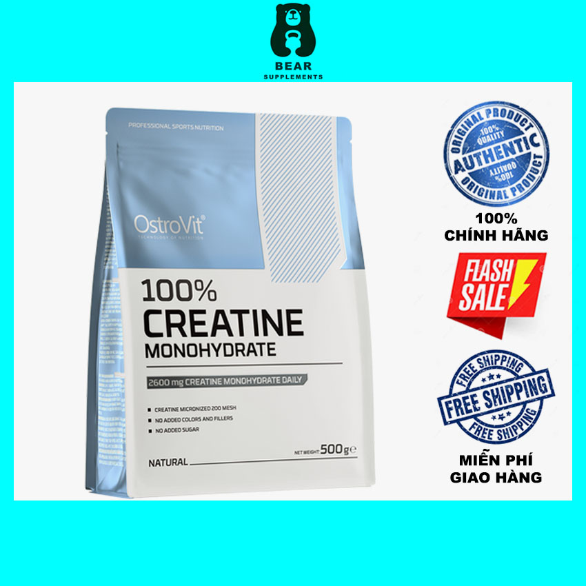 Thực Phẩm Bổ Sung Ostrovit CREATINE - Hỗ Trợ Tăng Sức Mạnh, Tạo Độ Phồng Cho Cơ Bắp
