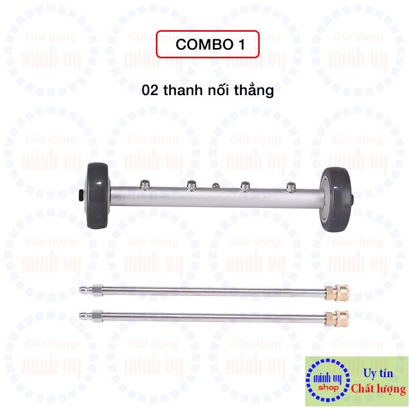 Bộ dụng cụ vệ sinh gầm xe ô tô - vệ sinh sàn chức năng 2 trong 1 - áp 4000psi
