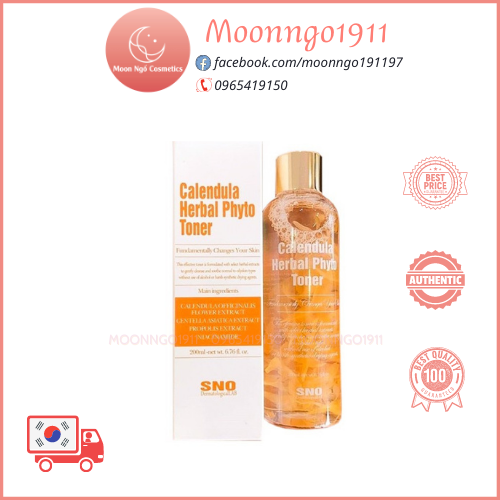 Nước hoa hồng toner hoa cúc sno 250ml