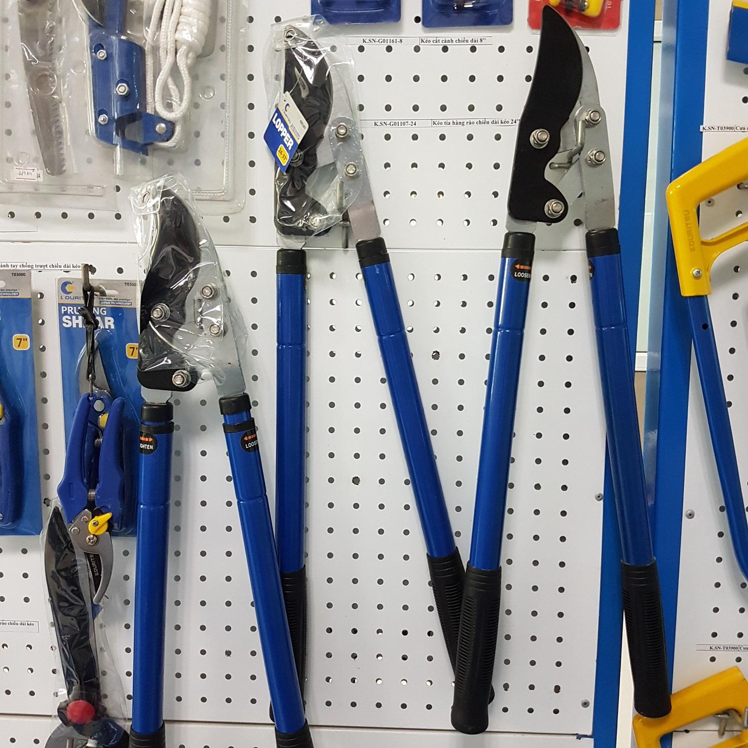 Kéo cắt tỉa cành cây mũi cong Nhật Bản KOURITSU chiều dài từ 62cm - 95cm, keo cat canh cay to, Kéo làm vườn