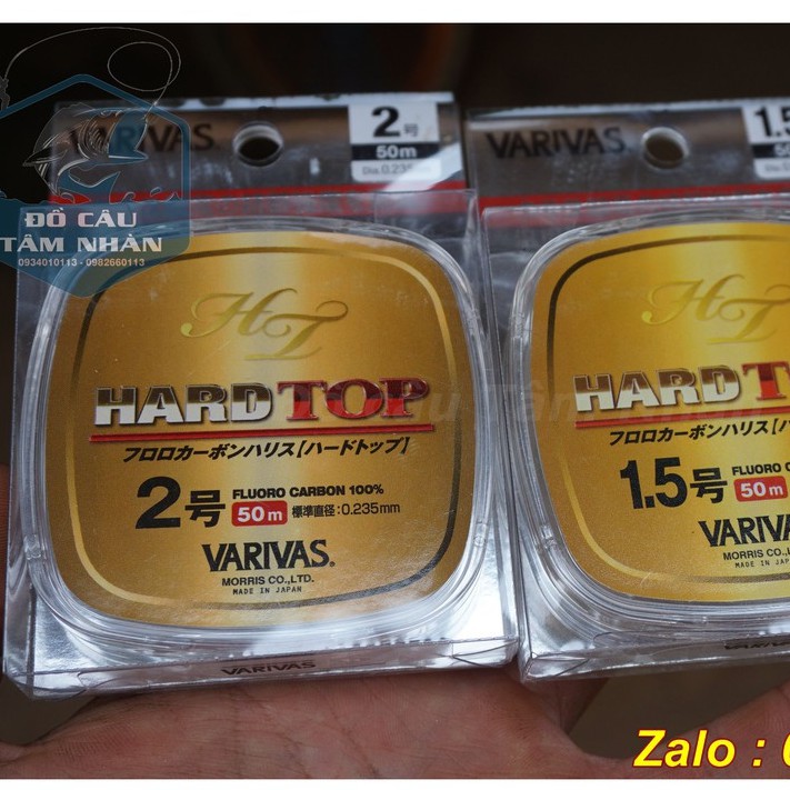 Dây thẻo Varivas Hard Top. Made in Japan. Fluoro carbon 100%