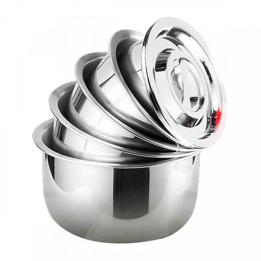 Bộ 8 nồi inox có xứng hấp