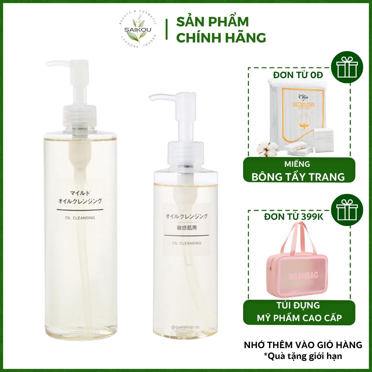 Dầu tẩy trang muji nhẹ dịu da nhạy cảm cleansing oil nhật bản