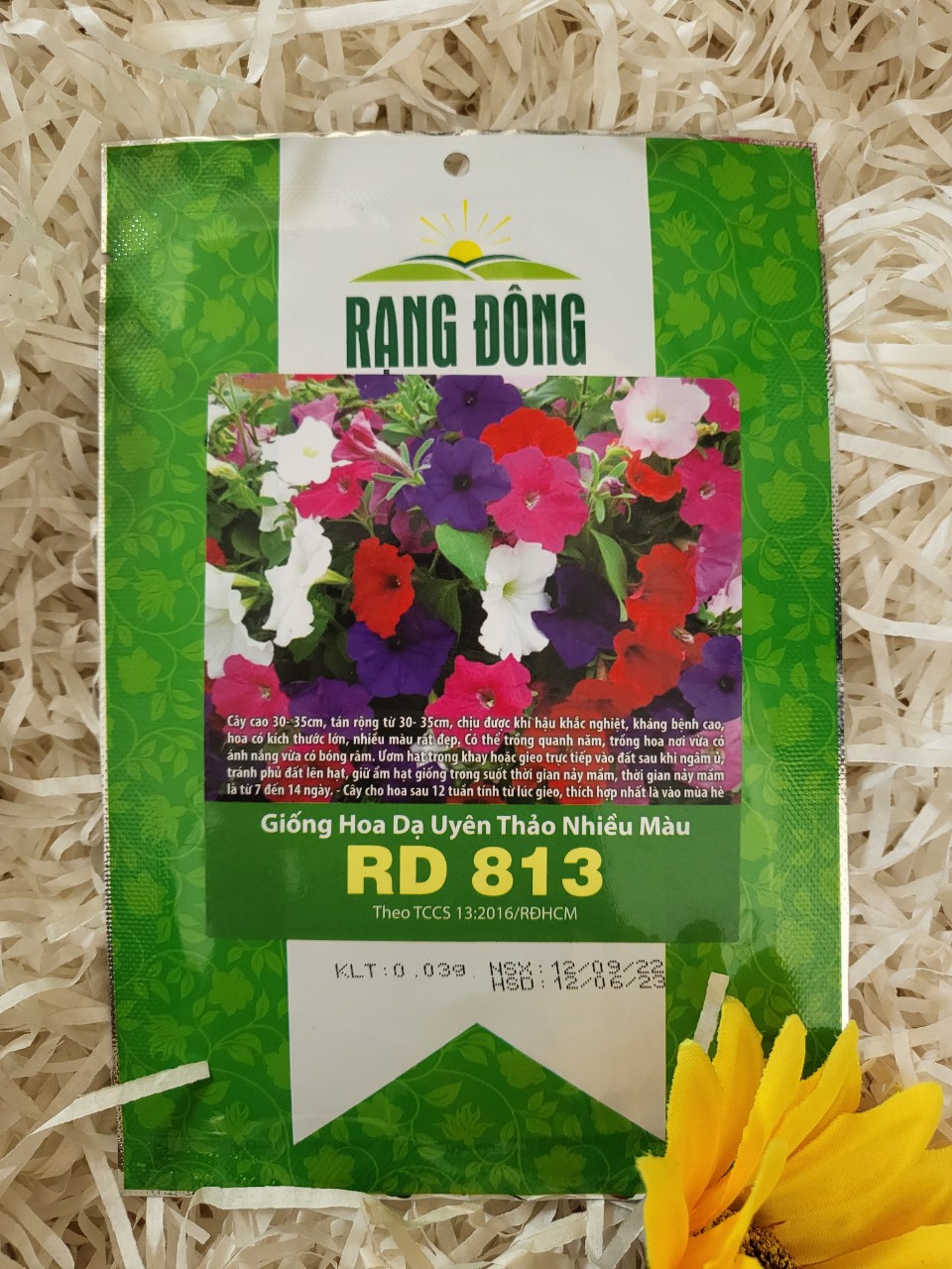 Hạt giống hoa dạ yên thảo nhiều màu rd 813 gói 0.03g