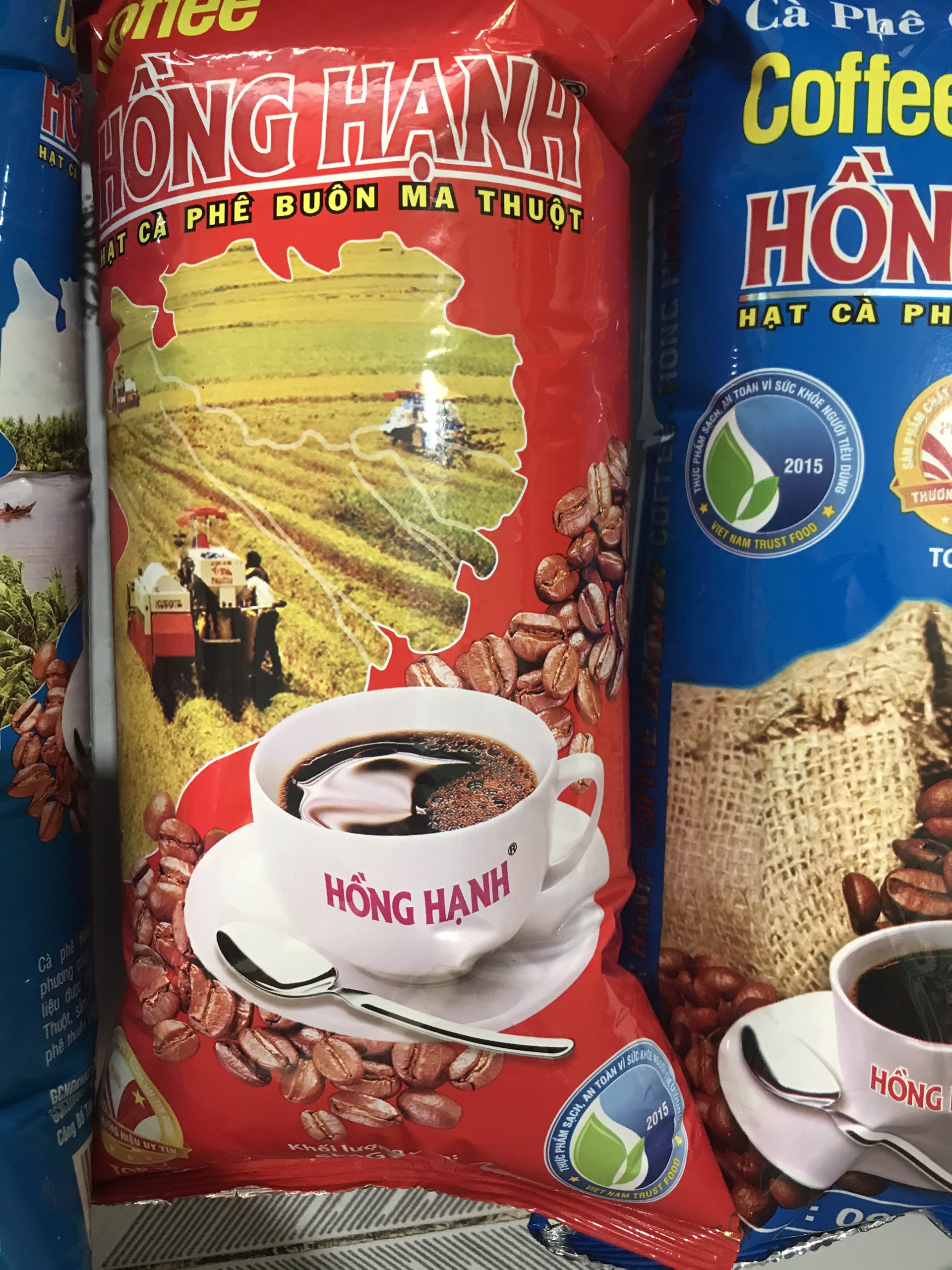 Cà phê Hồng Hạnh thơm ngon túi đỏ gói 500gam