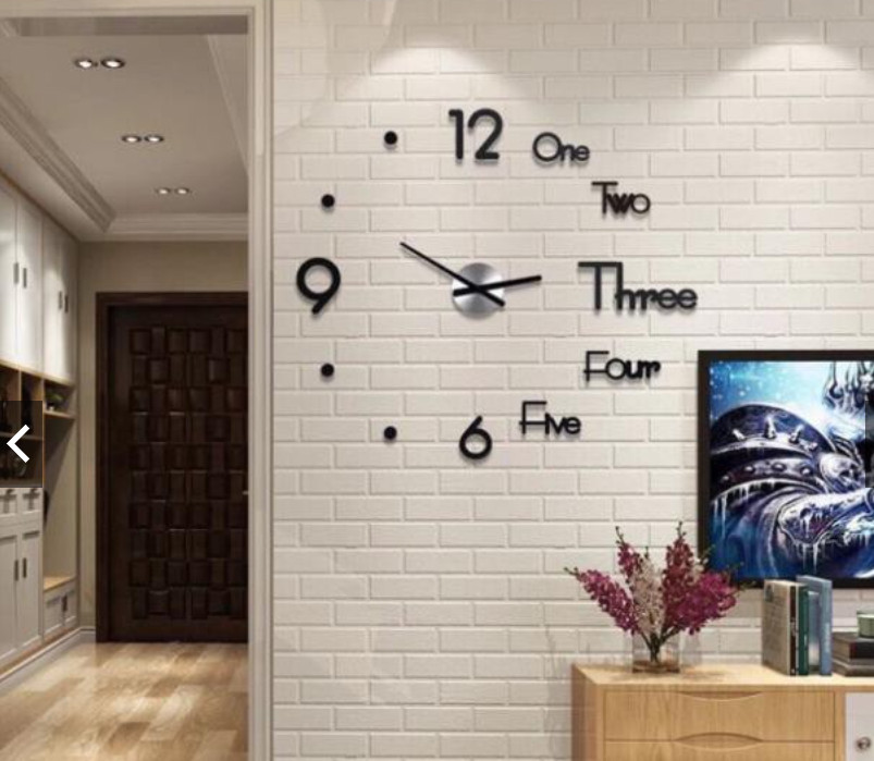 Đông hồ dán tường 3D đẹp độc lạ