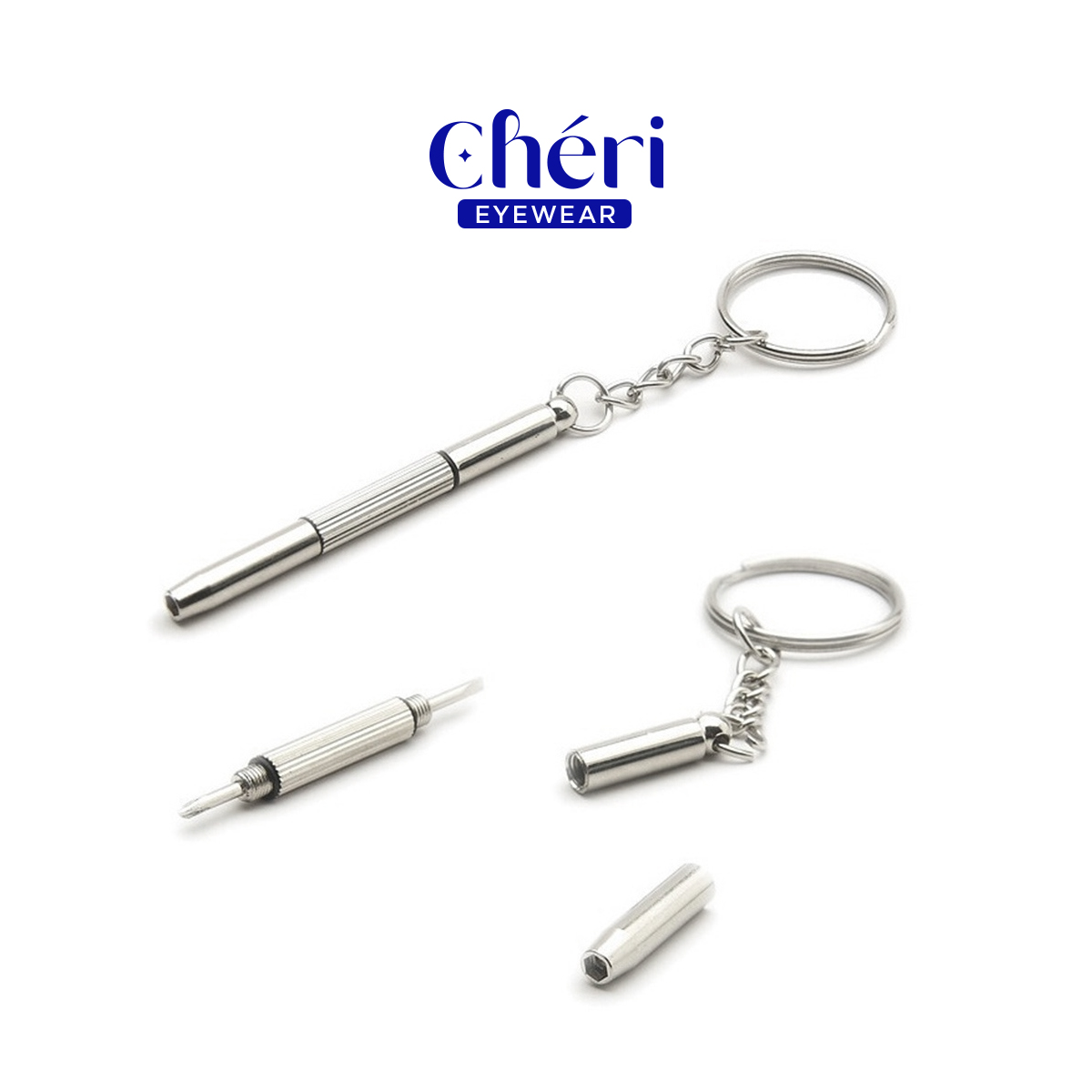 [🔥 XẢ KHO 🔥] Tua vít sửa kính đa năng 3 đầu chuyên dụng Mắt kính CHÉRI