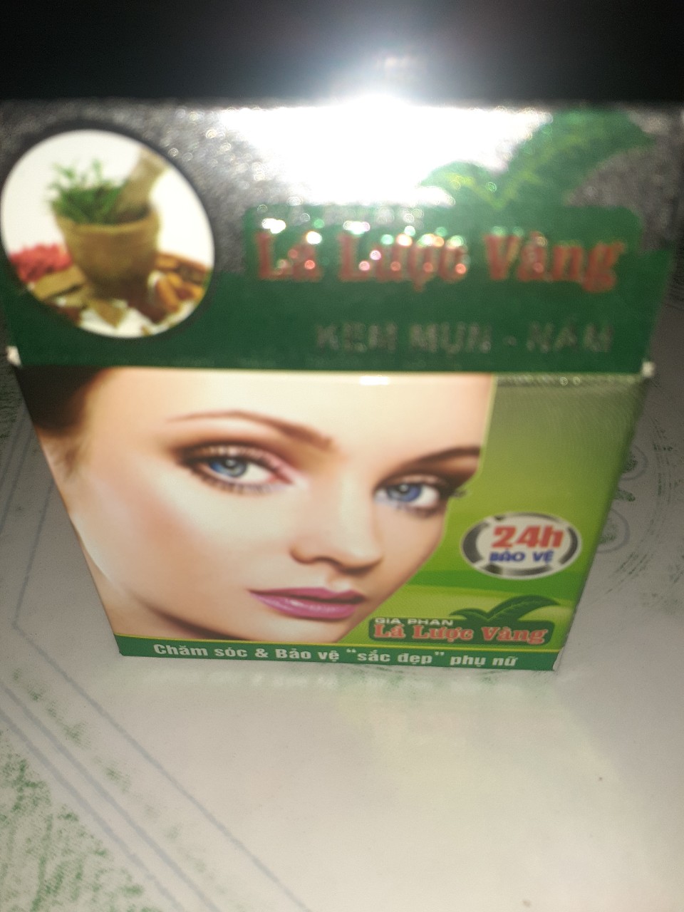 kem lá lược vàng mụn nám 15g