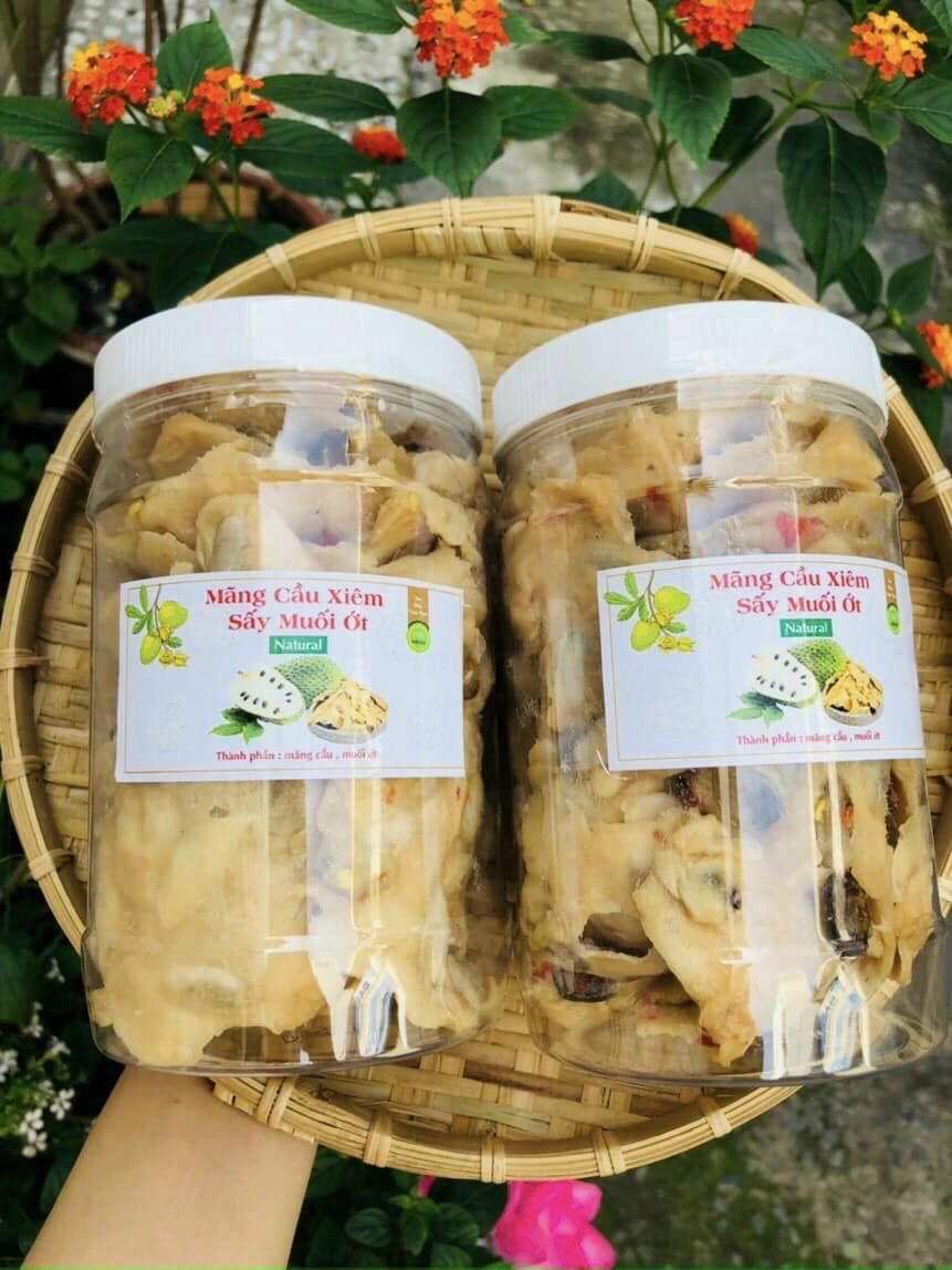 Mãng cầu sấy muối ớt siêu ngon 300gr