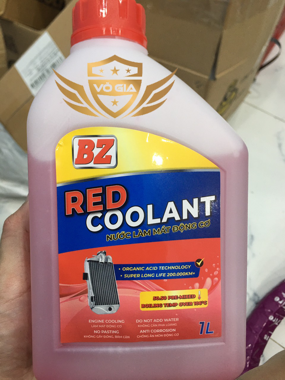 Nước làm mát BZ Coolant dùng cho các dòng xe máy