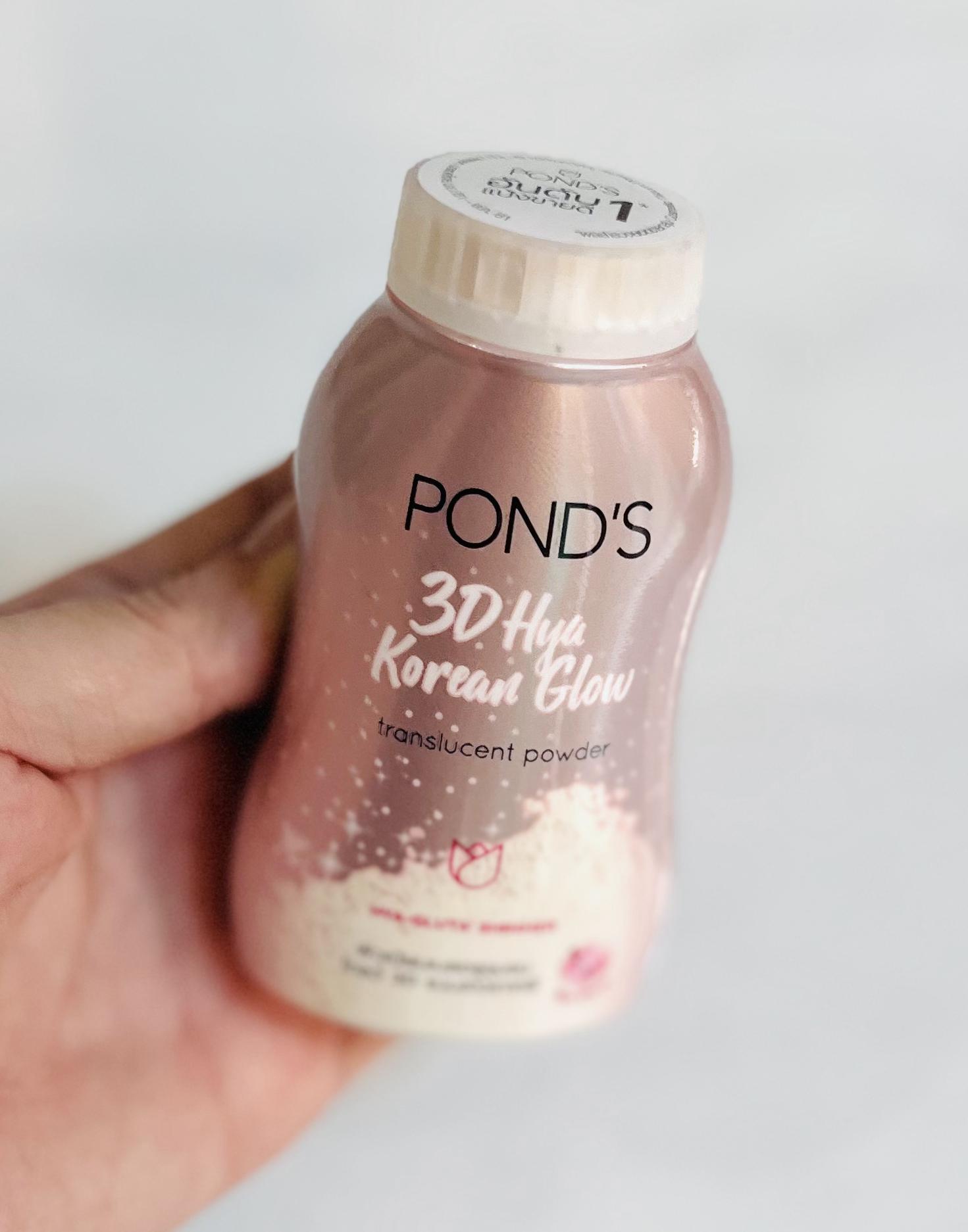 Phấn phủ bột Pond's có ánh nhũ 3D Hya koreant Glow 50g - Hàng Thái lan