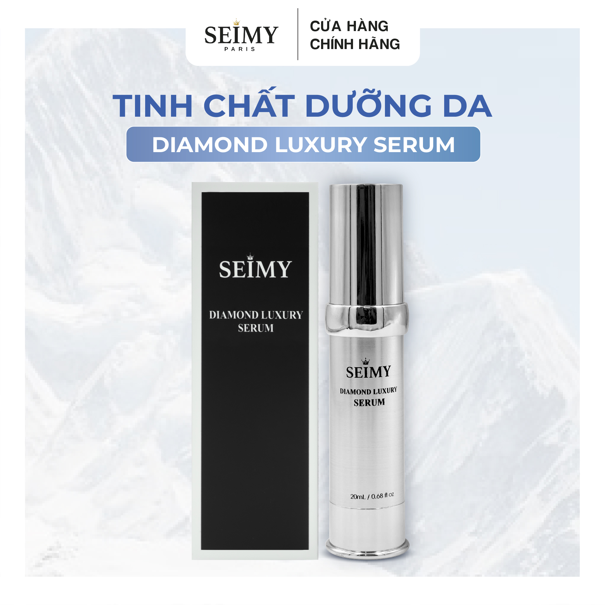 Serum tinh chất dưỡng da nhau thai SEIMY - Diamond Luxury Serum 20ml