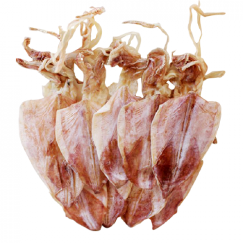 10 con mực khô loại 1/2 bàn tay