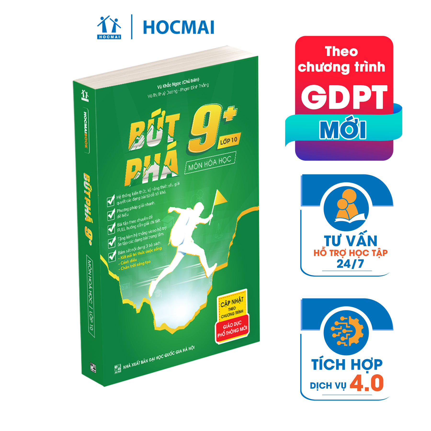 Lớp 10 - sách bứt phá 9+ môn hóa học lớp 10 - phòng luyện topclass toán hoặc văn 3 tháng