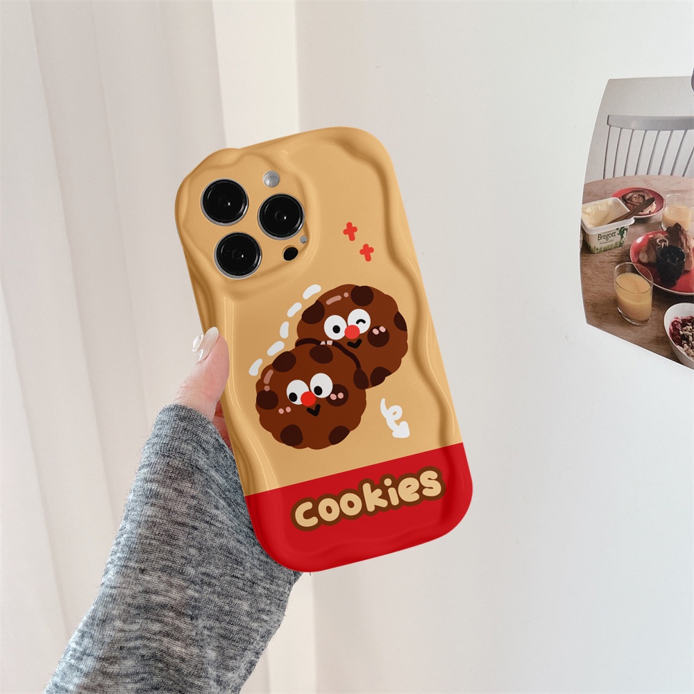 Ốp lưng iρhone cạnh sóngcookies 6/6splus/7/7plus/8/8plus/x/xs/11/12/13/14/pro/max/plus/promax - Awifi U4-1
