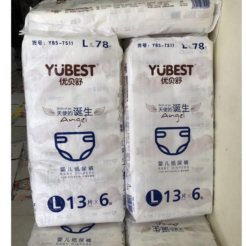 Bỉm Yubest Angle dán S90 M84 L78 XL72 XXL66