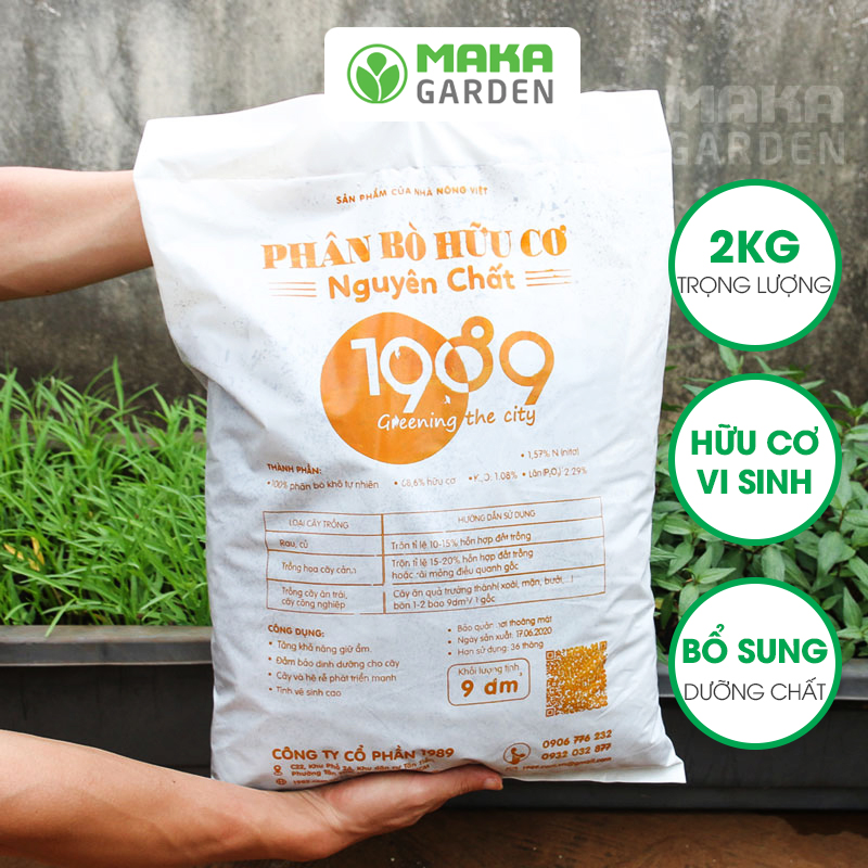 Phân bò hữu cơ nguyên chất đã qua xử lý 1989