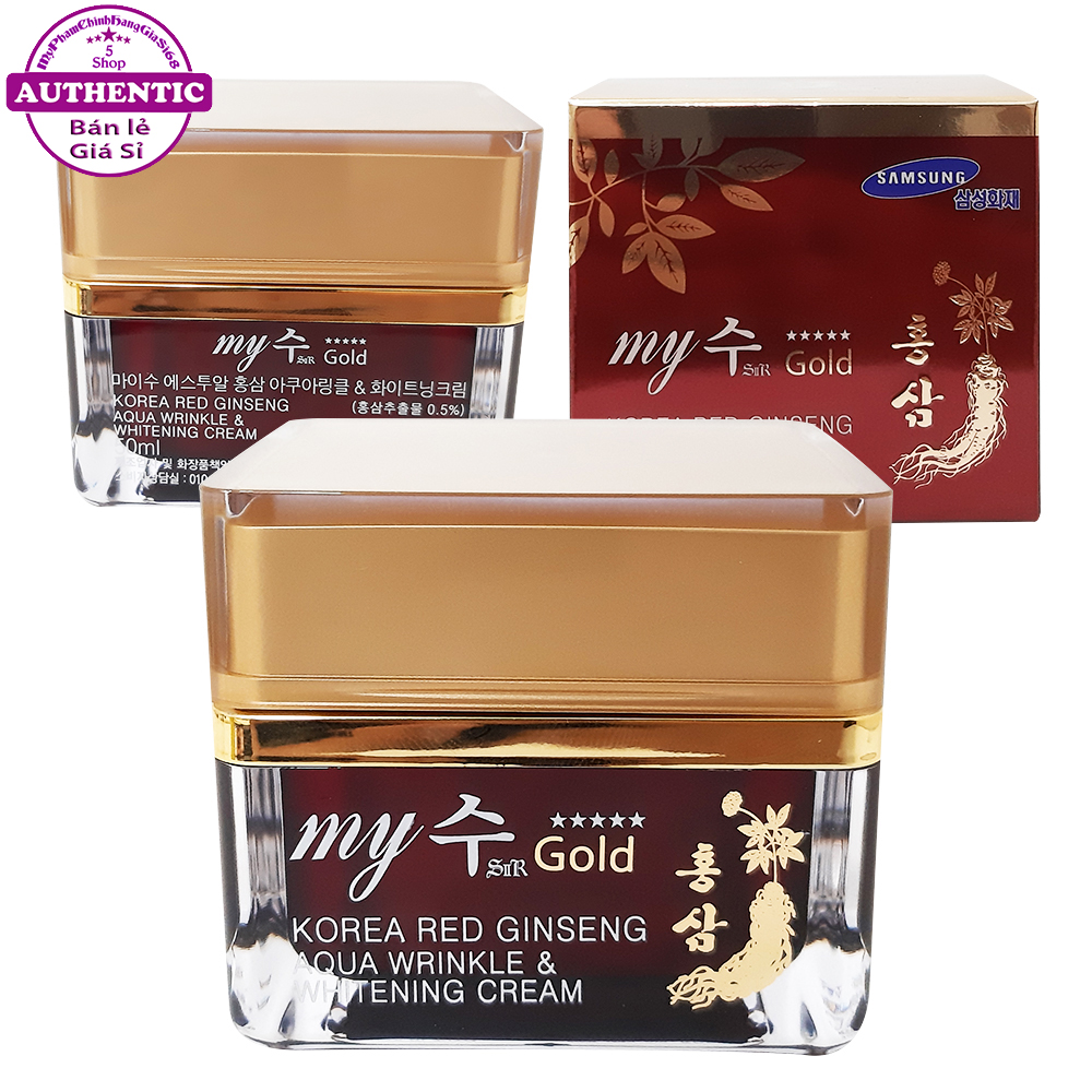 KEM DƯỠNG DA HỒNG SÂM NGÀY ĐÊM MY GOLD HÀN QUỐC