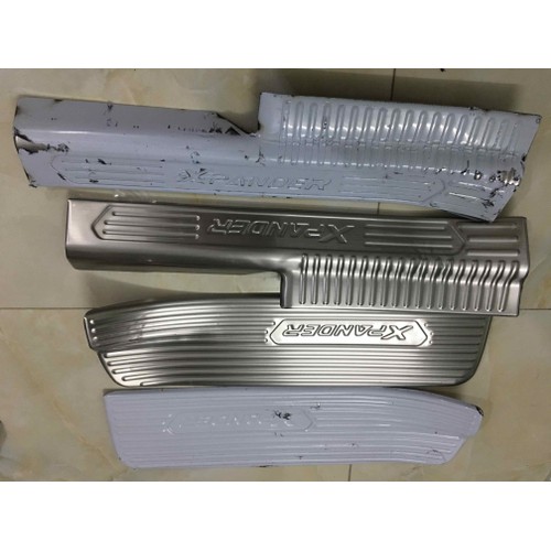Nẹp bậc cửa INOX xe Xpander 2019 2020, Trong, op bac cua nep buoc chan