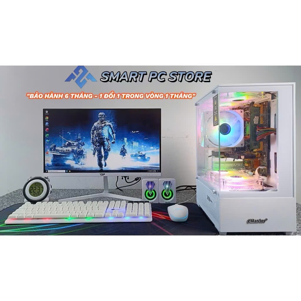   6 THÁNG BẢO HÀNH  Bộ PC chuyên Gaming H61 B75 Giga Asus CPU i5 gen 3  Xeon 1220v2 I7 Gen 2  Xeon 1230v2 Ram 8GB SSD 128GB Card GT 730 19inch 22inch 24inch chơi mượt Liên Minh FIFA4 Đột Kích Free Fire PUPG Mobile GTA 