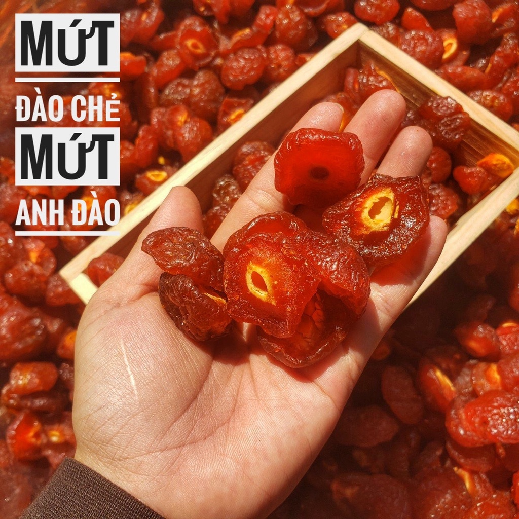 Mứt đào chẻ - lon 500gr