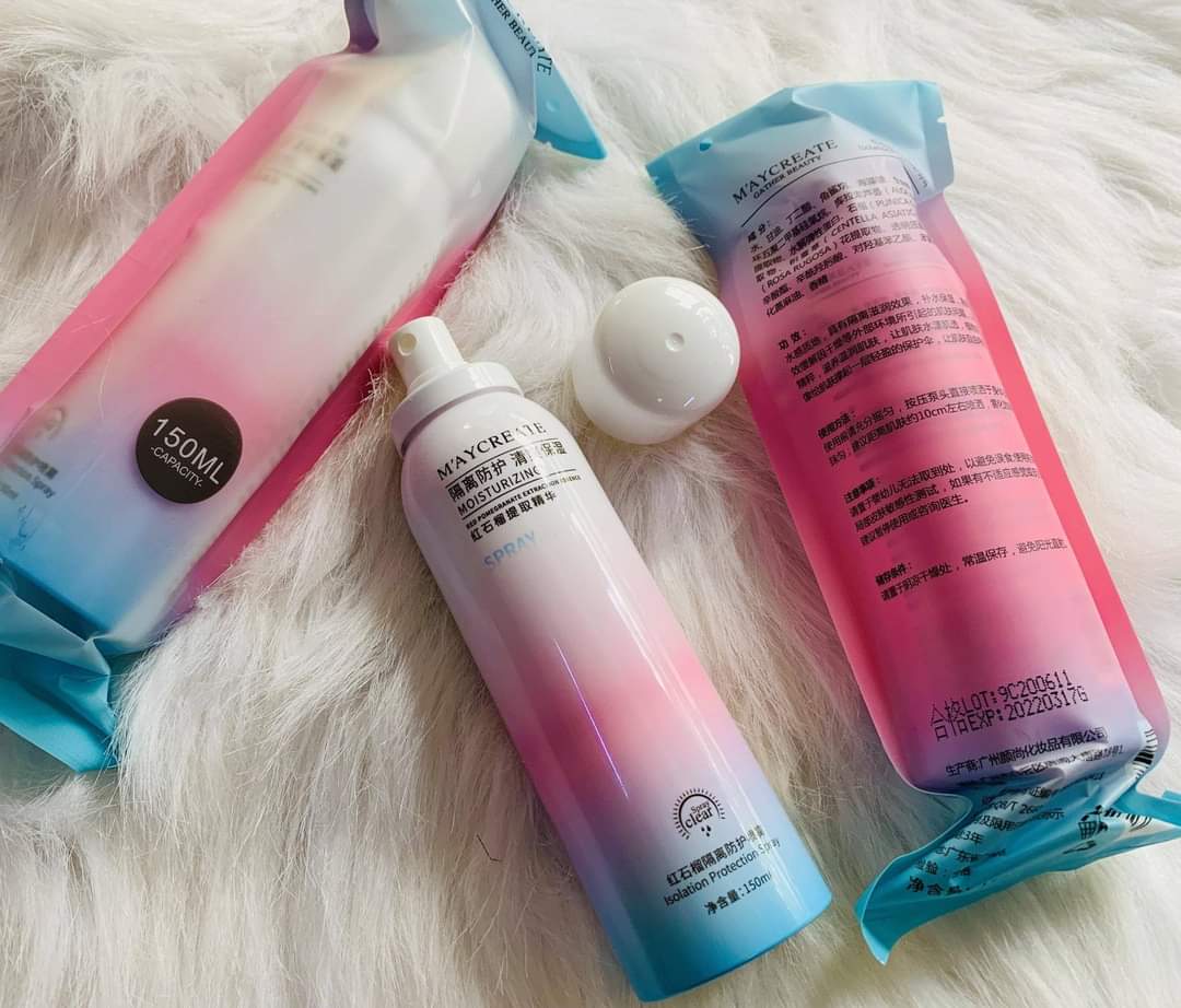 Set 2 chai xịt chống nắng Maycreate