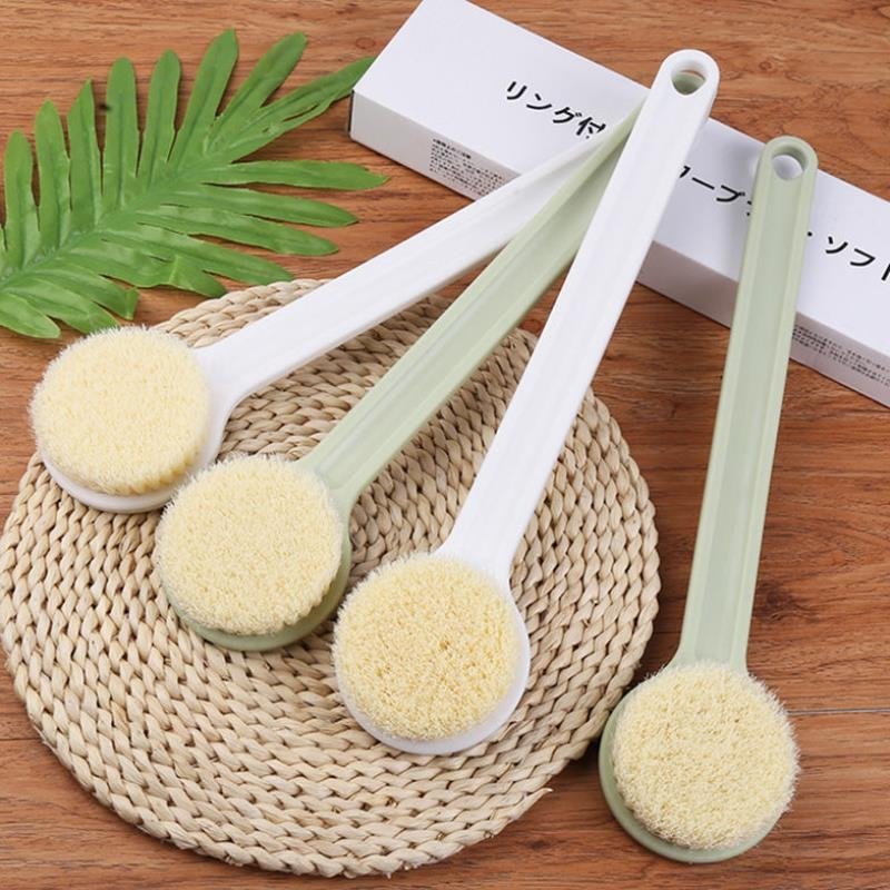 Bàn chải cọ chà lưng muji, cây tắm chà lưng siêu mềm mịn loại xuất nhật có hộp