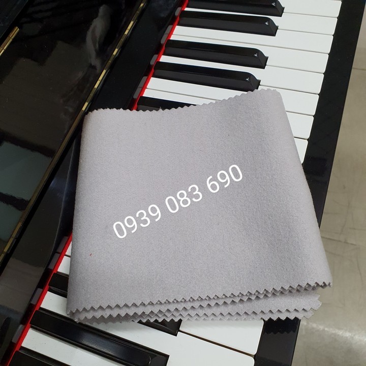 Khăn phủ phím đàn Piano cơ và điện màu xám