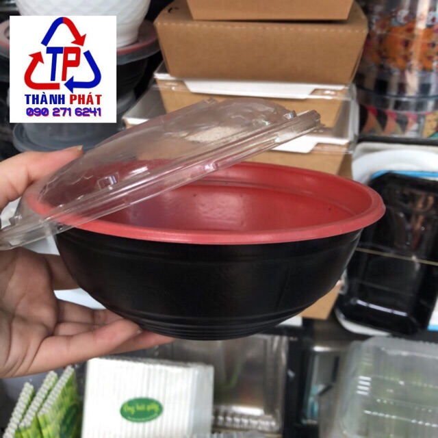 100 tô hựa đựng hủ tiếu - tô đựng bún thịt nướng - tô 800ml - tô nhựa HT27- màu sắc đa dạng- nhiều mẫu mã