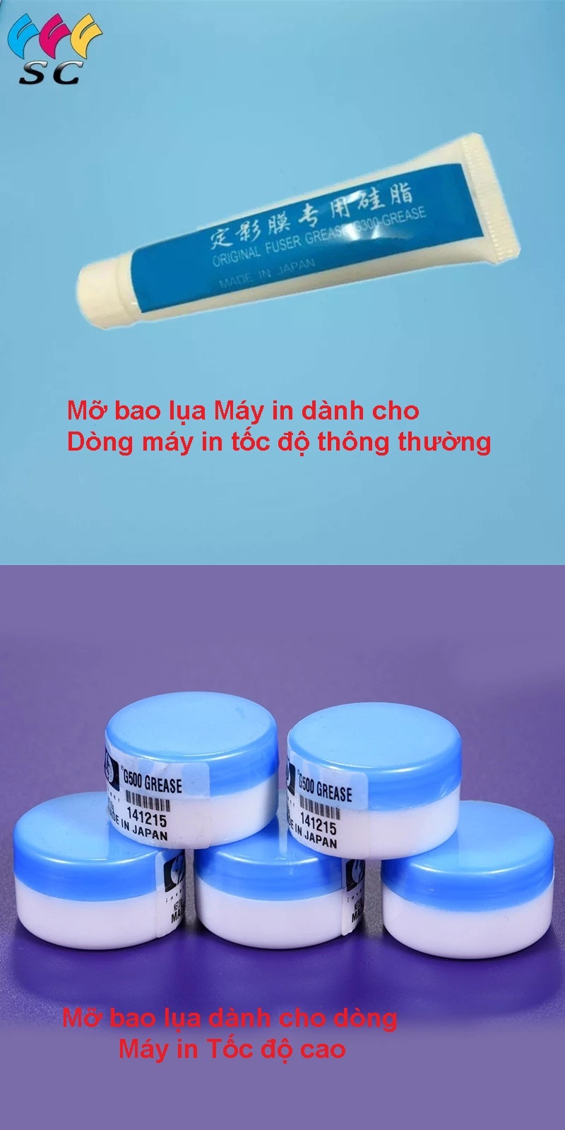 Mỡ bao lụa Máy in dòng thường và Mỡ dòng cao cấp