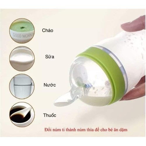 Núm thìa ăn dặm bình comotomo
