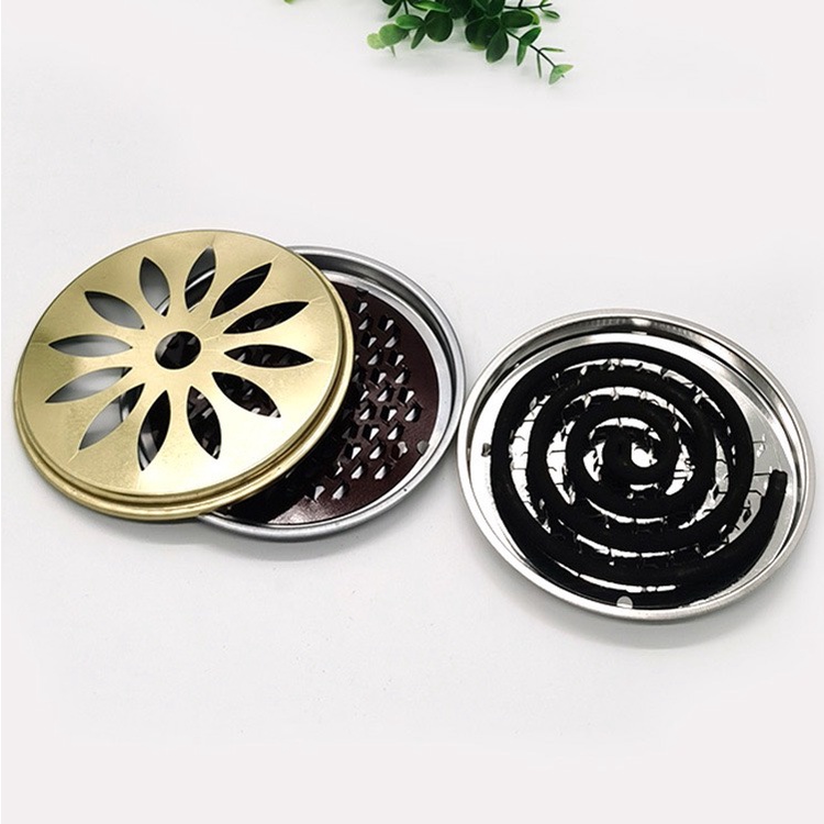 Khay đựng nhang muỗi có nắp đậy 15cm có nắp đậy NX001