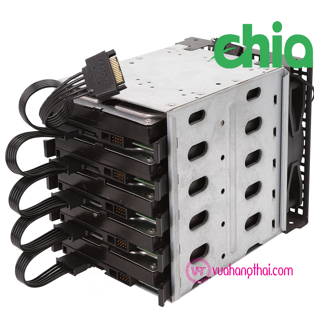 [HCM]Dây cáp chia nguồn SATA 1 ra 5 đầu SATA 18 AWG 15 Pin mở rộng nguồn HDD SSD đào Chia Coin