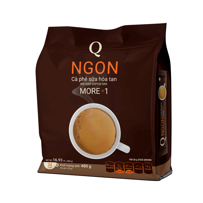 Cà phê trần quang hòa tan 3in1 ngon size nhỏ