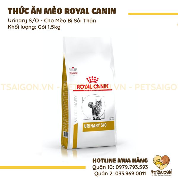 Royal canin urinary s/o - cho mèo bị sỏi thận - 1kg5