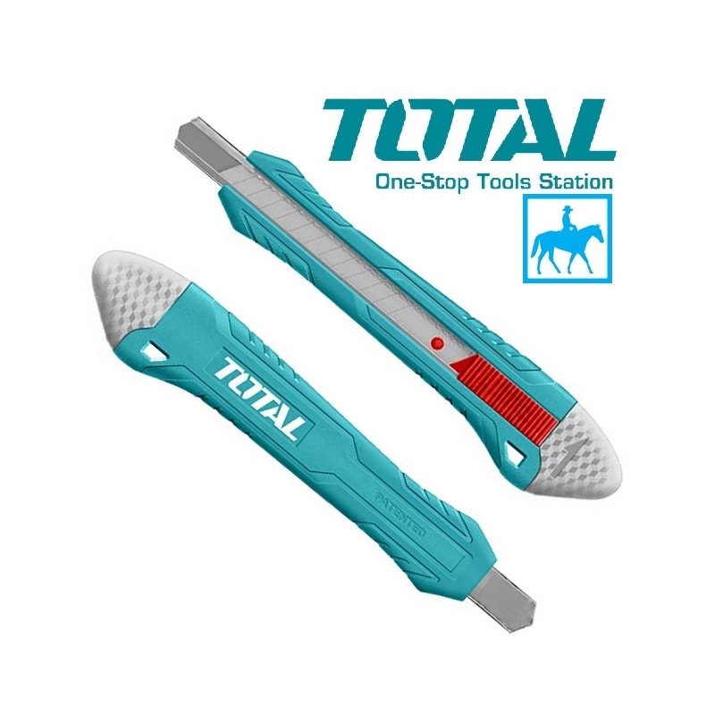 Dao rọc giấy Total THT5110916 150mm có sẵn lưỡi dao làm từ chất liệu thép không gỉ, bh hành 6 tháng DIY Vietnam