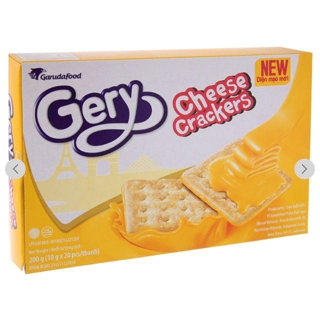 Bánh Quy Phô Mai Gery Cheese Crackers Hộp 200g