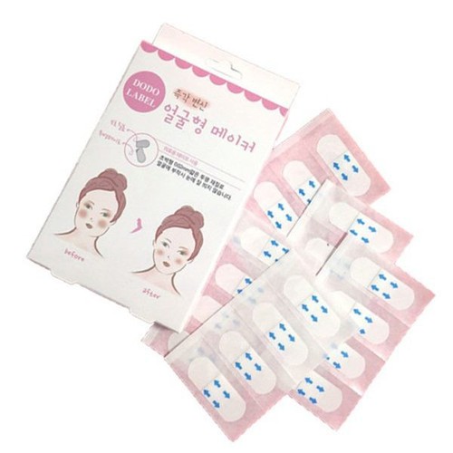 Hộp 40 miếng dán vline thon gọn mặt dodo label hàn quốc miếng dán mặt v-line dodo label hộp 40 miếng dán vline thon gọn mặt dodo label hàn quốc đa năng