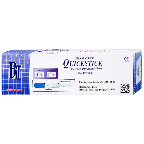 Que Thử Thai Quickstick One Step Pregnancy Test Phamatech H 1 Que