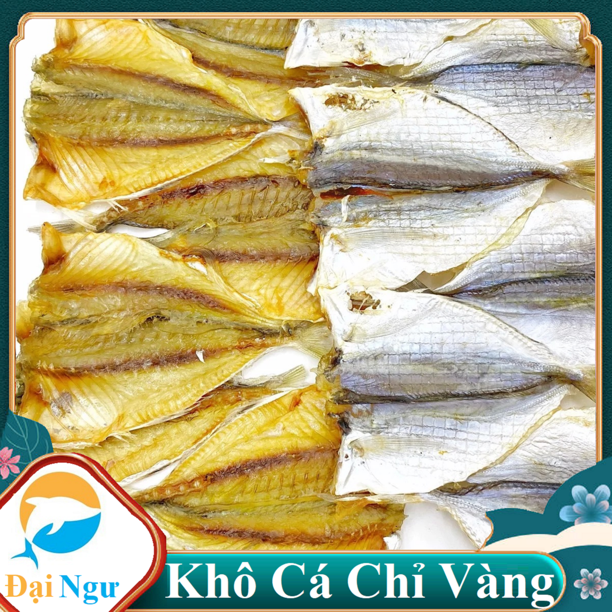 1 KG KHÔ CÁ CHỈ VÀNG LOẠI 1 CON TO , THƠM NGON