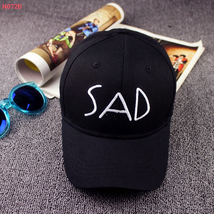 Nón lưỡi trai mũ lưỡi trai nón kết thêu SAD- săn nón đẹp