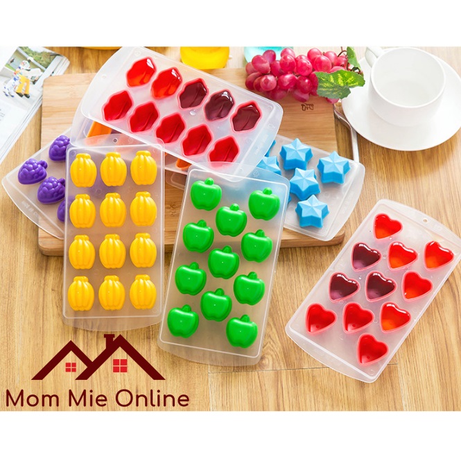 Khuôn rau câu silicone hình trái cây, dễ lấy rau câu - B115