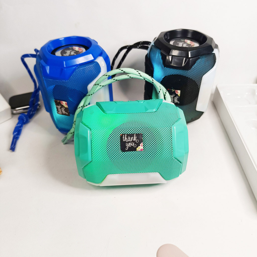 Loa mini bluetooth không dây tk005- loa bluetooth mini có đèn - có bass- có dây móc cực xịn