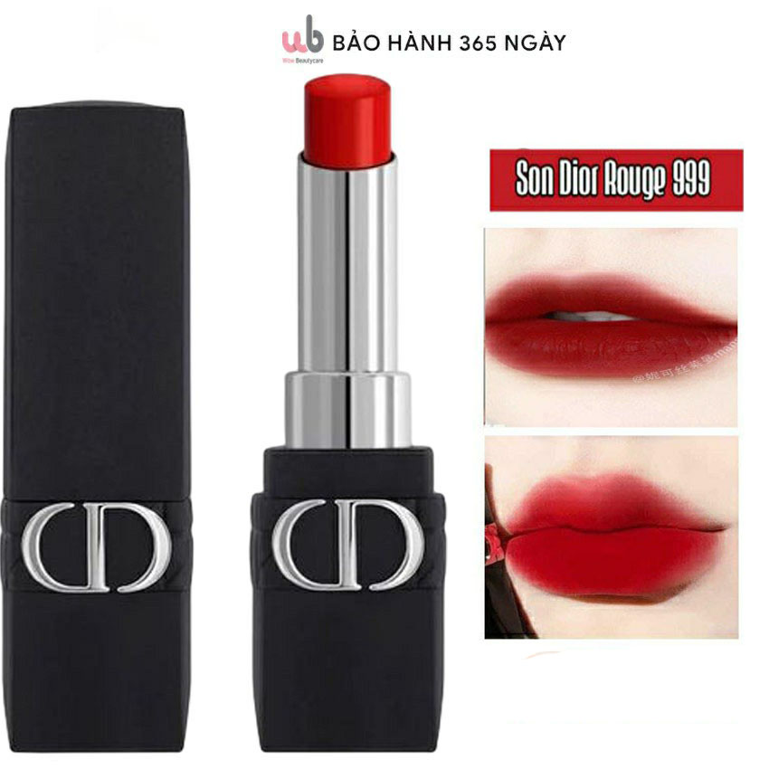 Son Dior Ultra Rouge 999 Ultra Dior Vỏ Đỏ  Màu Đỏ Cổ Điển  Vilip Shop   Mỹ phẩm chính hãng